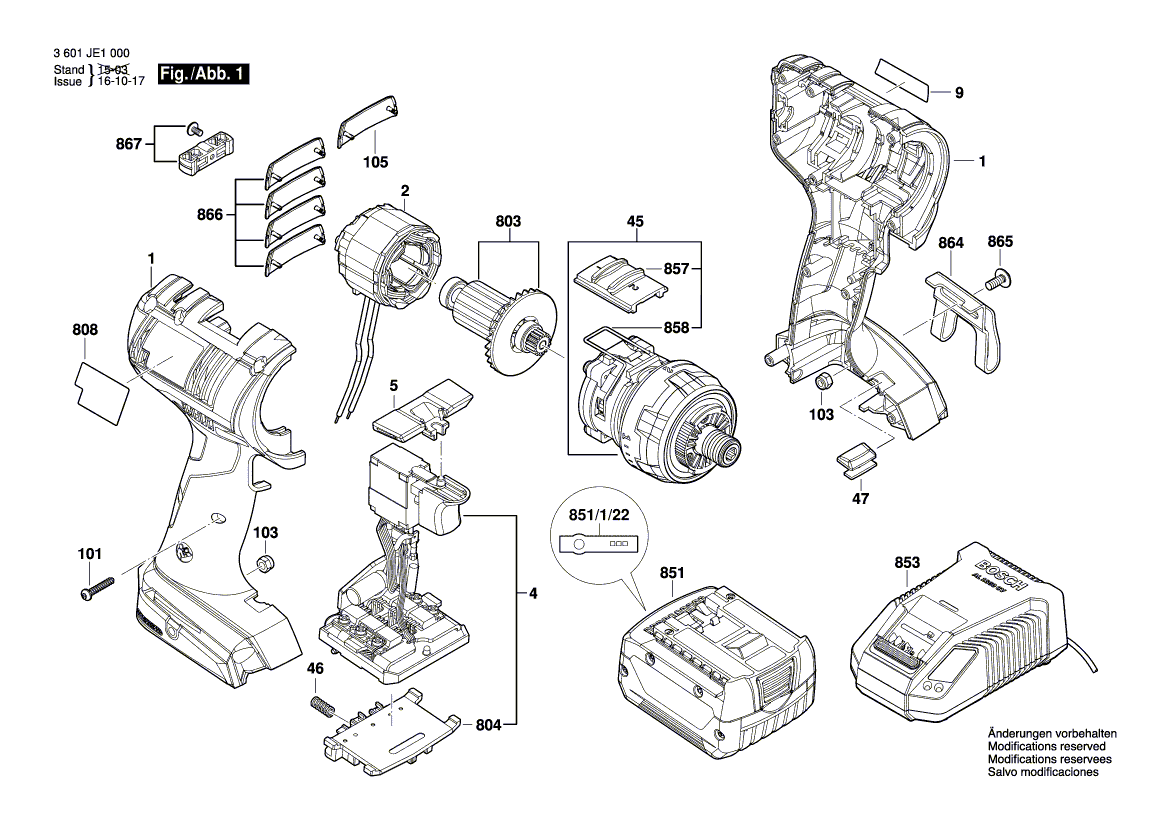 New Genuine Bosch 2609199714 Gear Box