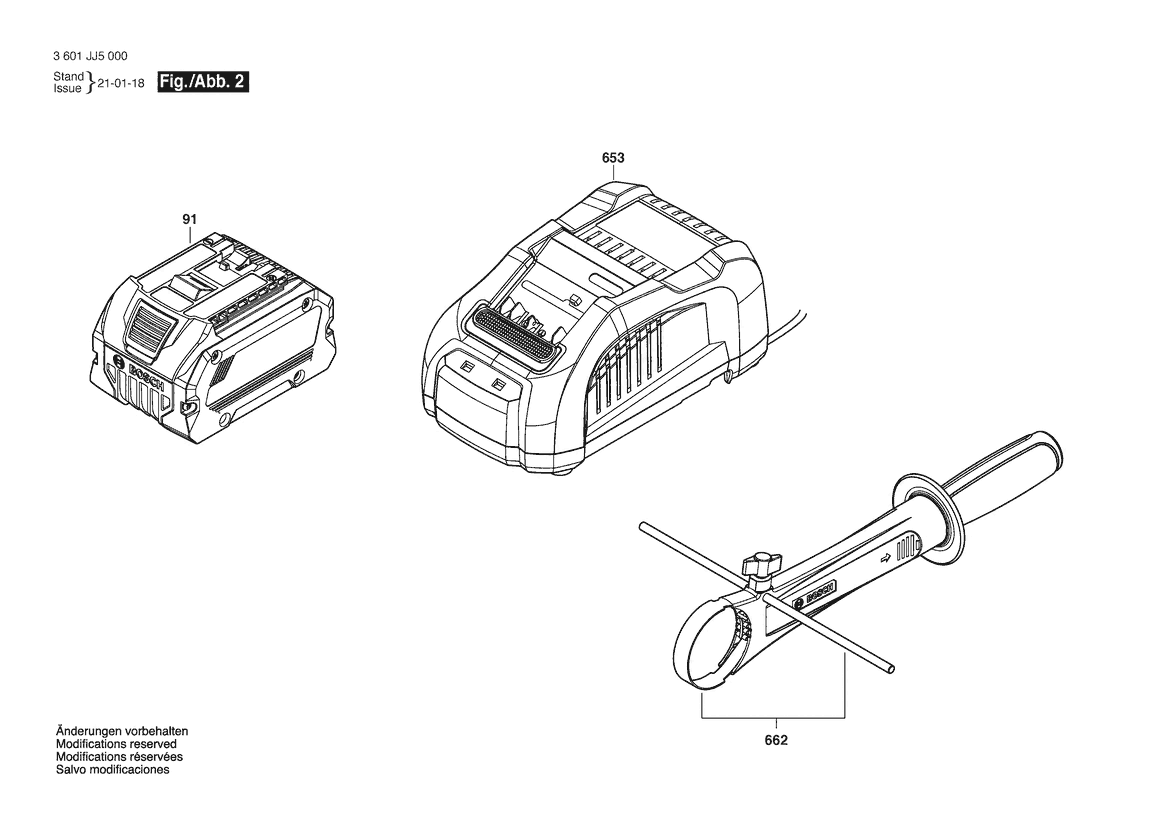 Ny ekte Bosch 1617S019K0 batteripakke