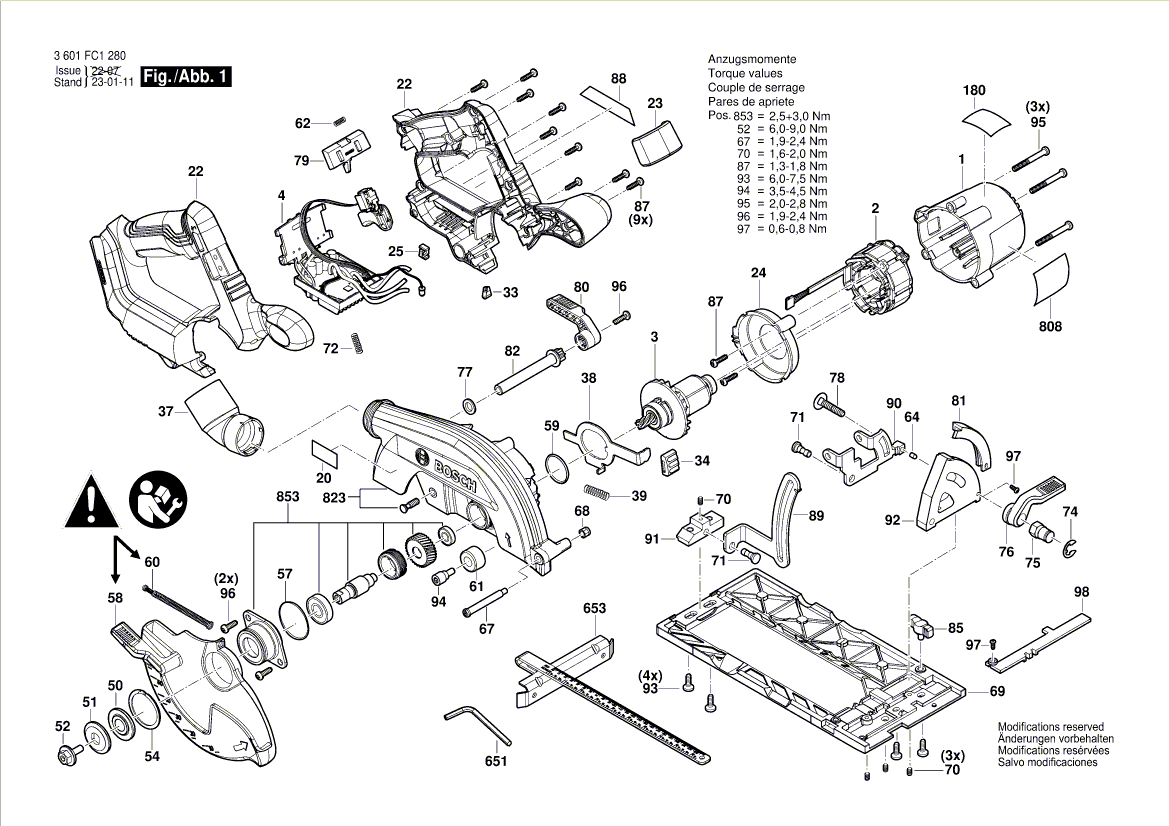 Neuer Original-Sicherungsring von Bosch 1619P02796