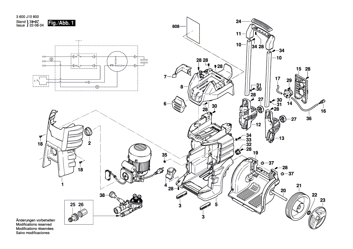 Ny äkta Bosch F016L73333 Pumphuvud