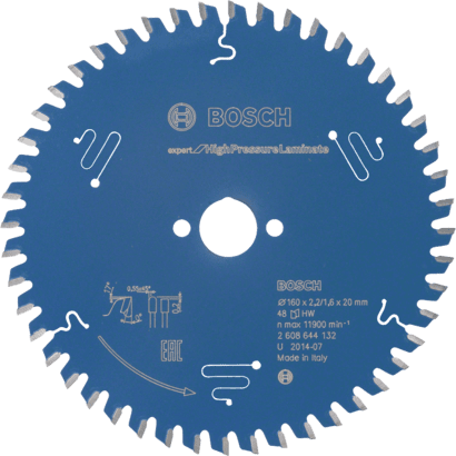 Nouveau véritable bosch 2608644132 Expert pour la scie circulaire stratifiée à haute pression