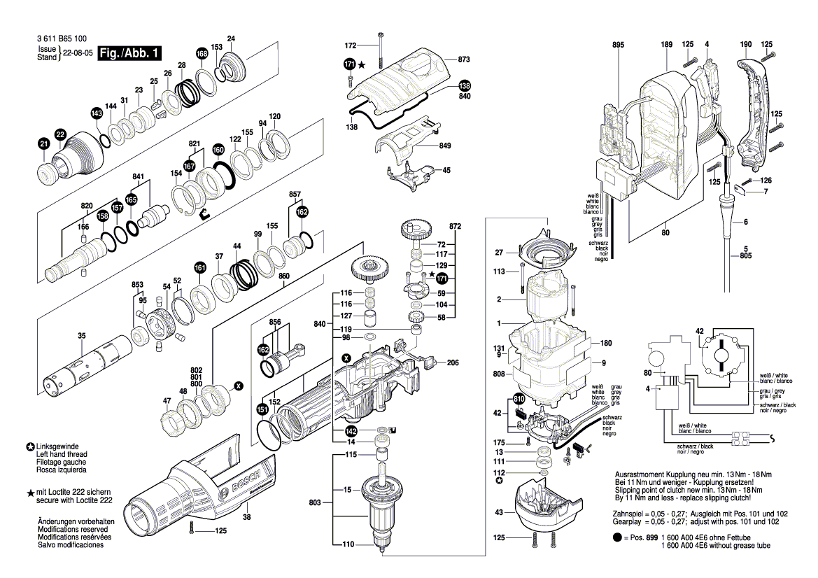 Uusi aito Bosch 1616610109 Fan