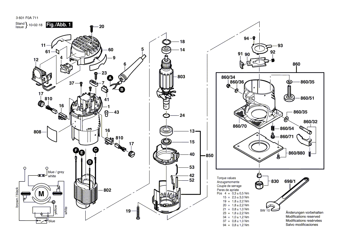 Neuer Original-Knopf von Bosch 2609100248