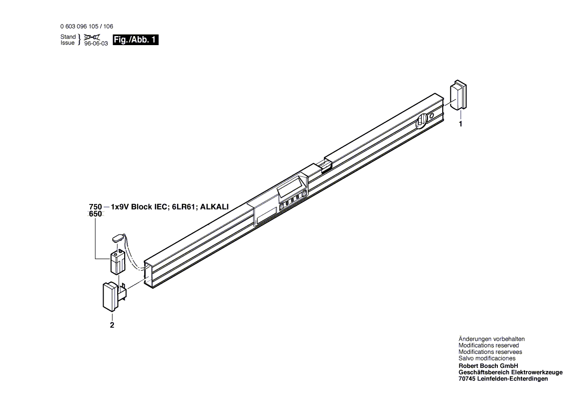 New Genuine Bosch 1609203877 Sealing cap