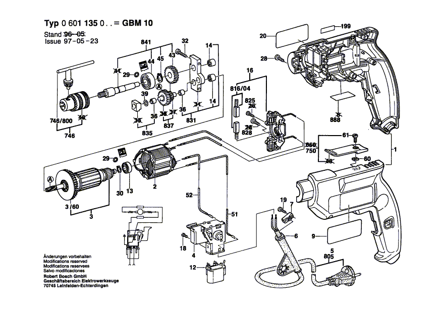 Neues Original-Anschlusskabel von Bosch 2604448136