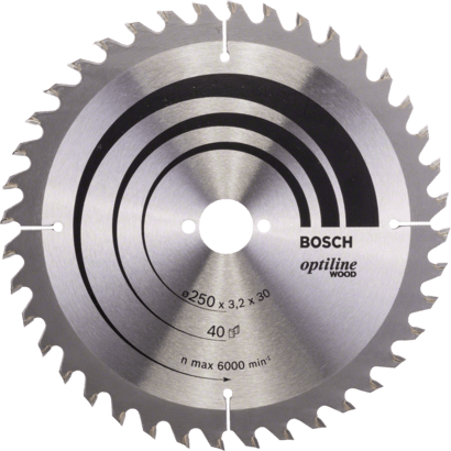 Новое оригинальное полотно для циркулярной пилы по дереву Bosch Optiline 2608640728