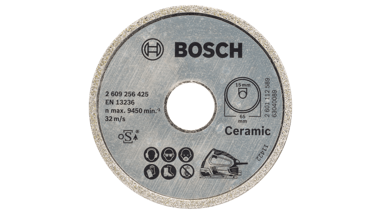 Neu Original Bosch 2609256425 Diamant-Trennscheibe Standard für Keramik-Diamant