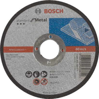 Ny ekte Bosch 2608603164 Standard for metallskjæringsskive for liten vinkel