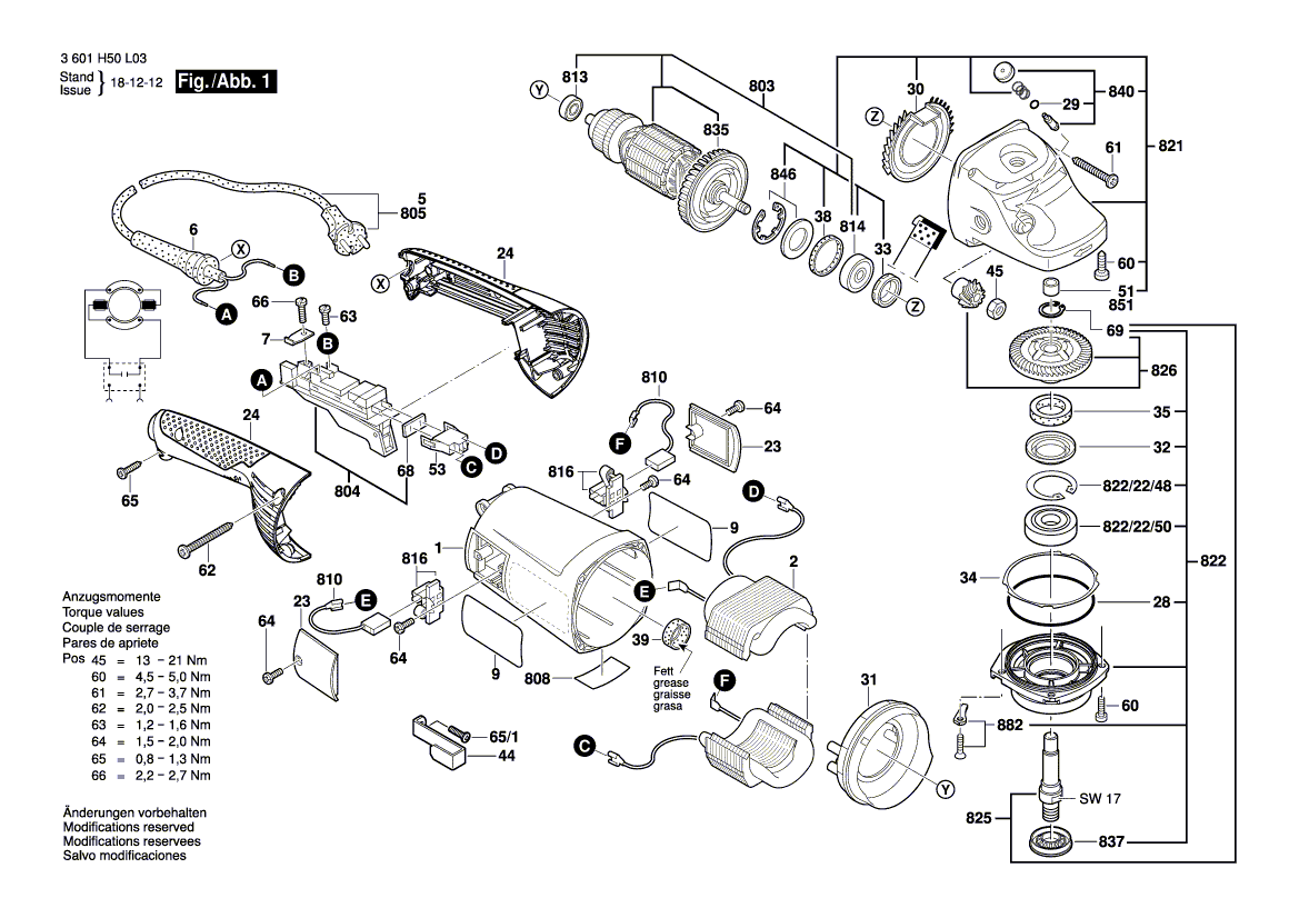 Nouveau véritable bosch 1604010be4 armature