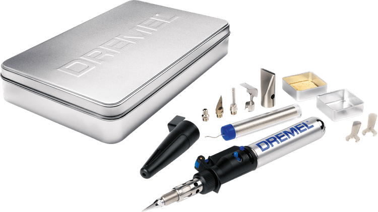 Nieuwe echte Dremel F0132000JA ® Versatip Butane Soldering Iron Decorating Kit