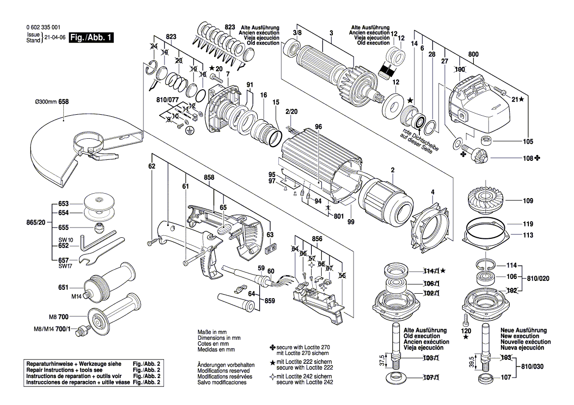 Nouvelle véritable broche Bosch 3607031346