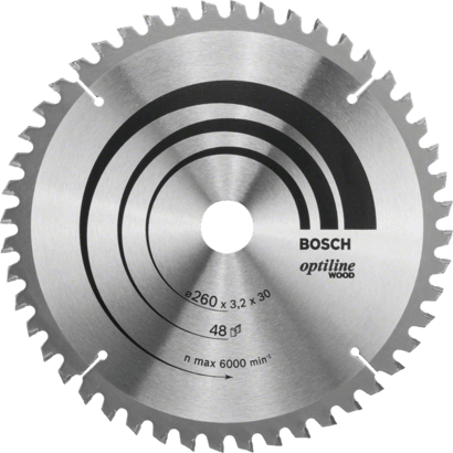 Nouveau véritable Bosch 2608641202 Optiline Wood Circular Saw Saw Blade