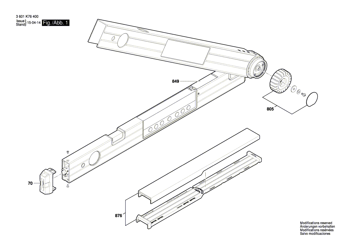 New Genuine Bosch 1619PA8553 Battery Cover