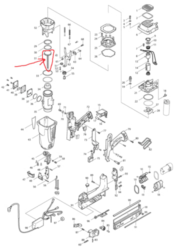 Новый оригинальный драйвер Makita 141006-0 в комплекте для GF600