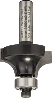 Nouveau véritable bosch 2608628341 Standard pour le bois arrondi pour le bit à main