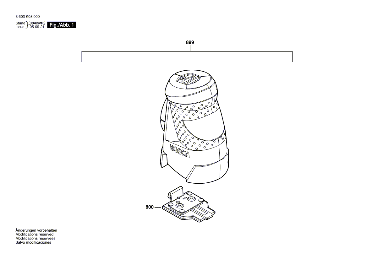 Neue Original-Batterieabdeckung 1609203R88 von Bosch