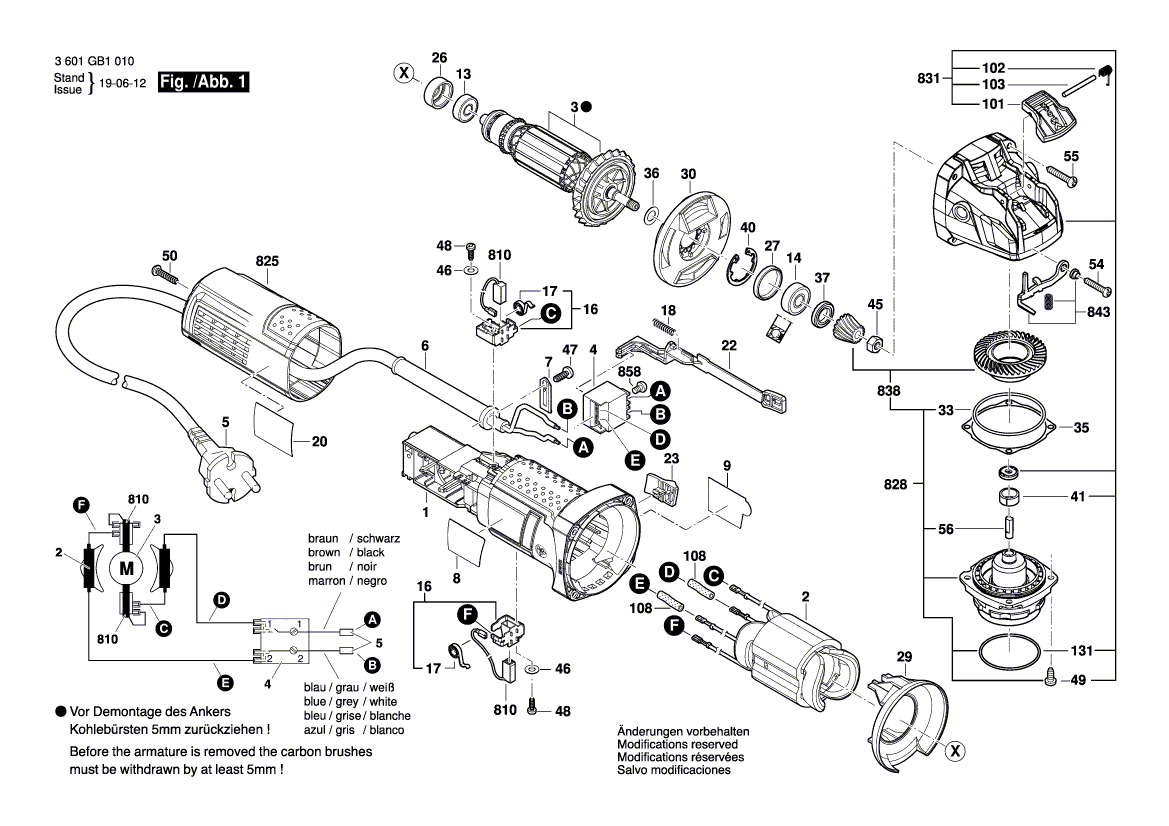 Nieuwe echte Bosch 1604010bp7 Armatuur