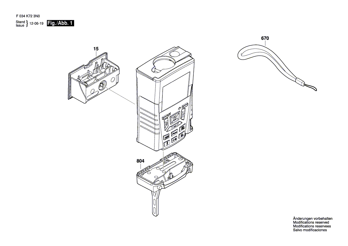 Neue echte Bosch 1600A00039 Teile Set