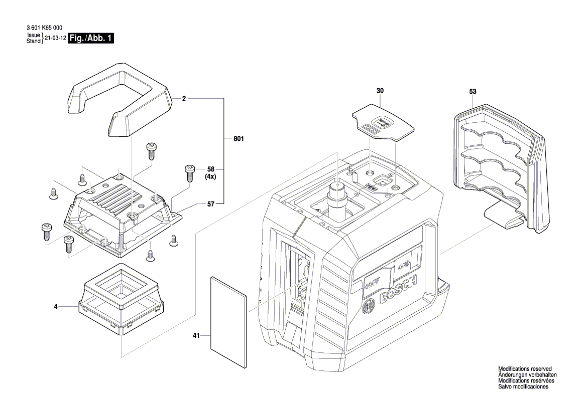 Uusi aito Bosch 1619PB6324 Akun kansi