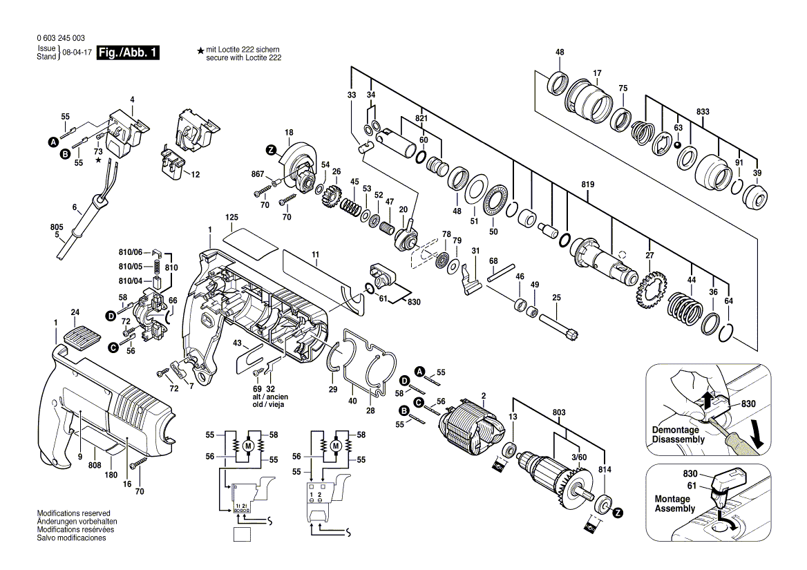 Nieuwe echte Bosch 1610100605 Shim