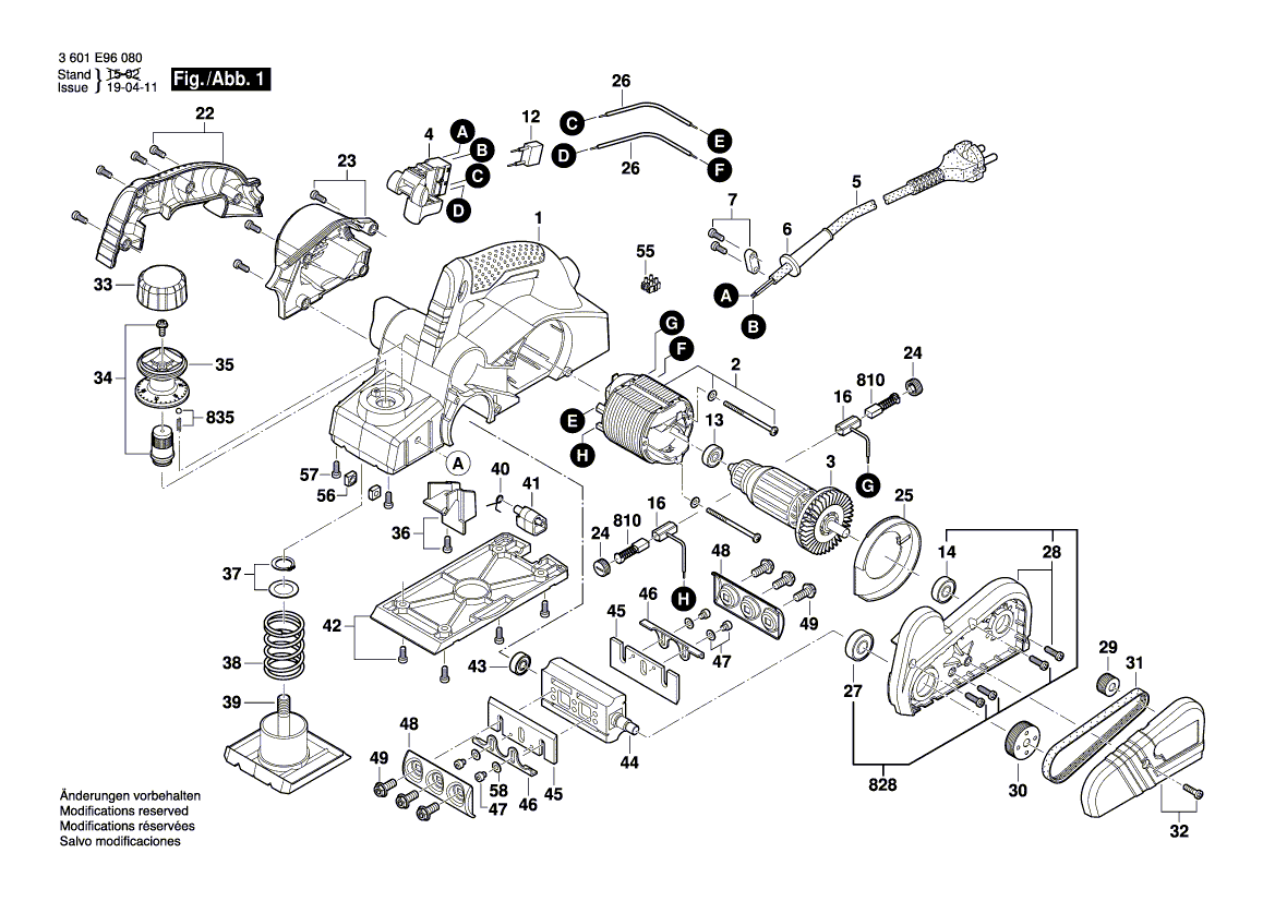 Uusi aito Bosch 1619PA7983 Switch Kit