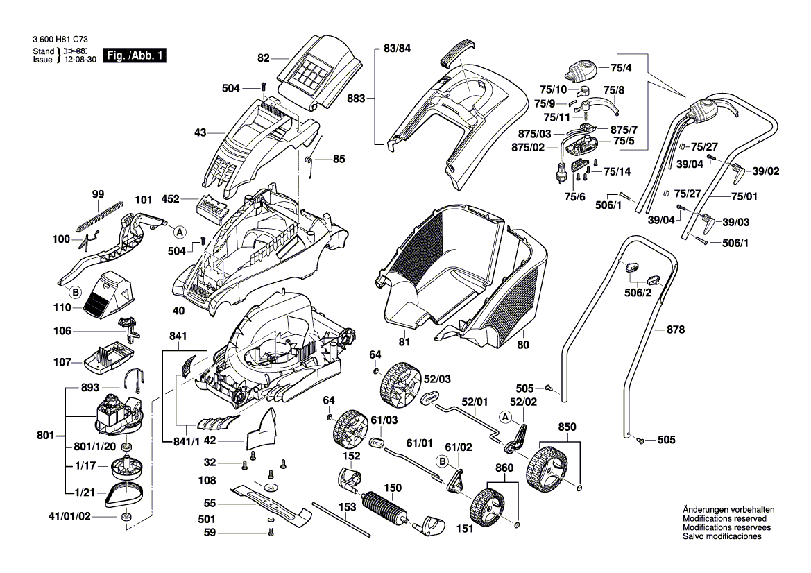 Nieuwe echte Bosch F016103602 Verbindingskabel