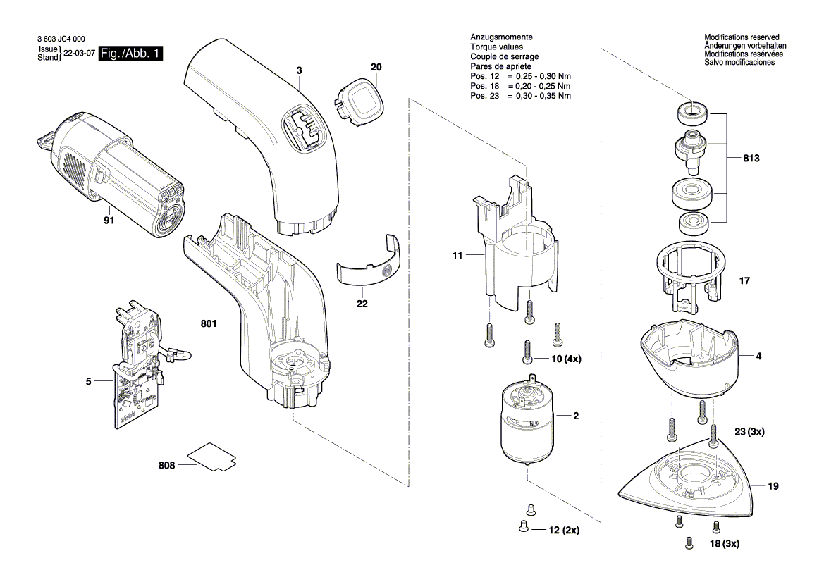 Uusi aito Bosch 1600A01N86 Epäkeskeinen yksikkö