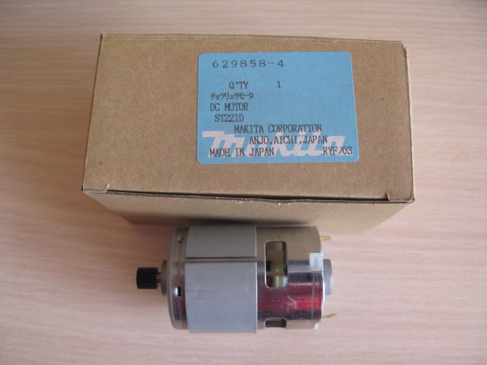 Nouveau authentique Makita 629858-4 629125-7 Moteur pour BST221 18V Agrapeur