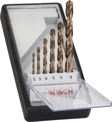 New Genuine Bosch 2607019924 HSS Twist Drill Bit Cobalt Set, ProBox, 19-piece