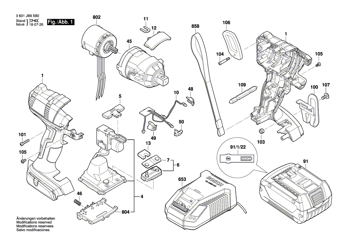 Nouveau véritable module électronique Bosch 2609199465