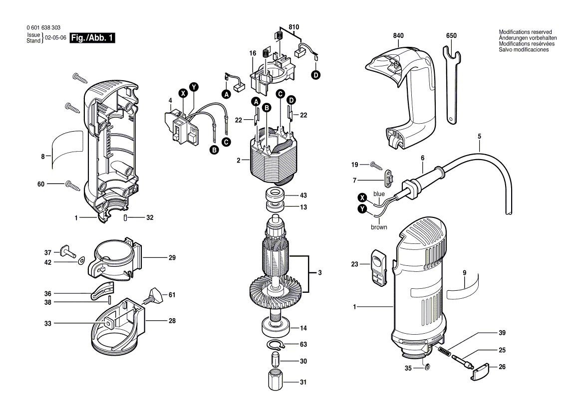 Uusi aito Bosch 2615295093 Collet