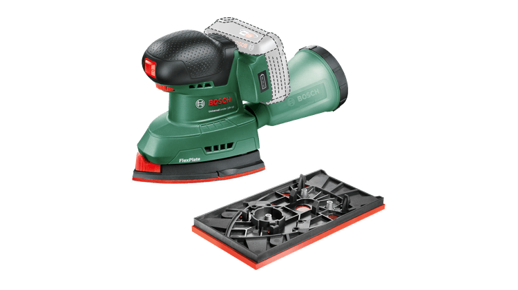 Новая оригинальная шлифовальная машина Bosch 06033E3100 Sander 18V-10 Cordless Multi-Silver