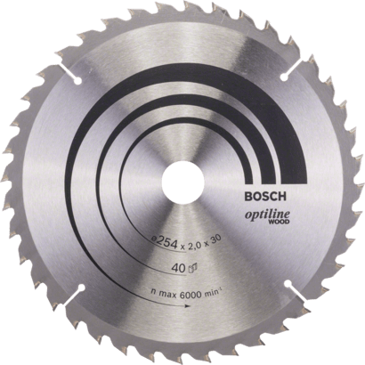 Nouveau véritable bosch 2608640438 Optiline Wood Circular Saw Blade pour les scies à onglets