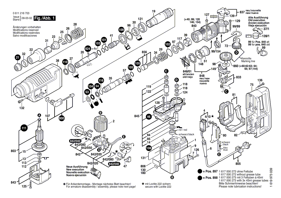 Neue Original Flügelschraube 1613480010 von Bosch