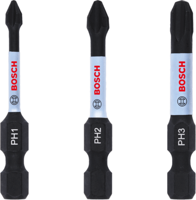 New Genuine Bosch 2608522491 Impact Control Phillips Screwdriver Bit Pack For