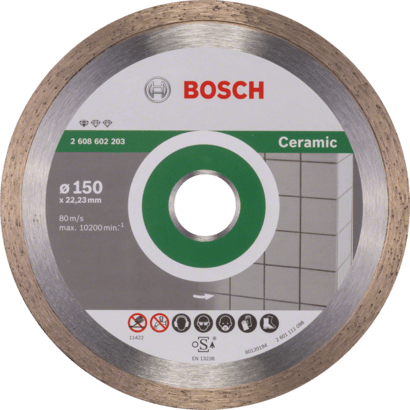 Neue Original Bosch 2608602203 Standard für Keramik-Diamant-Trennscheibe