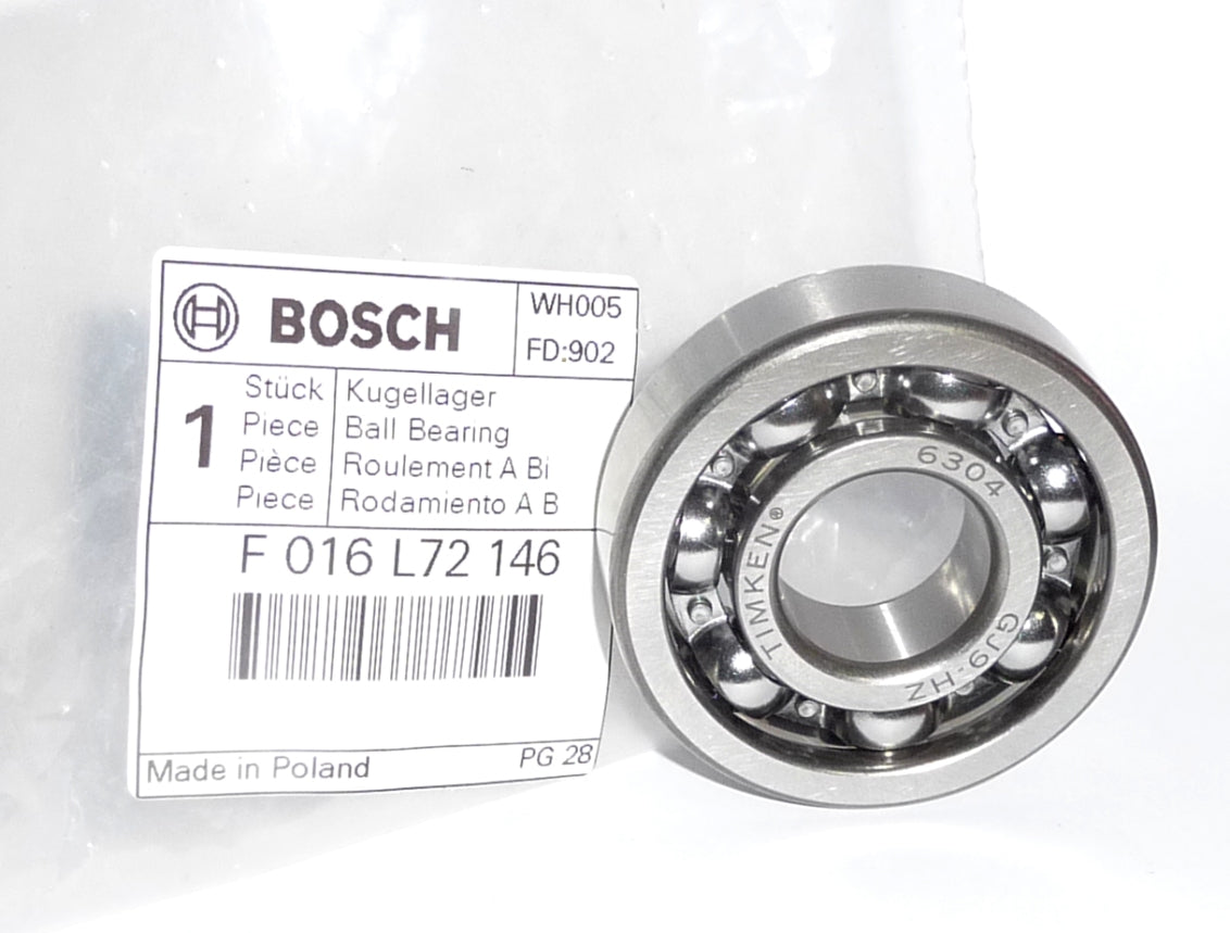 Ny äkta Bosch F016L72146 Bollbärande