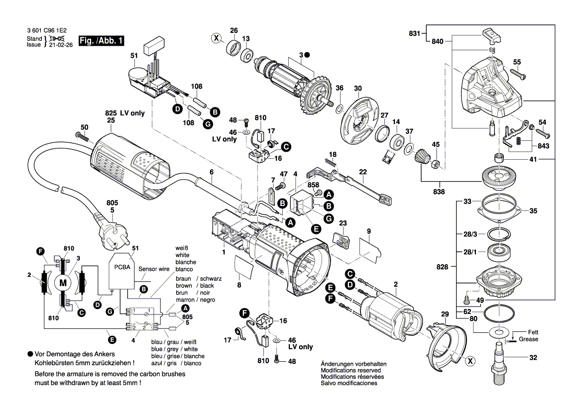 Nouveau véritable bosch 1619p32494