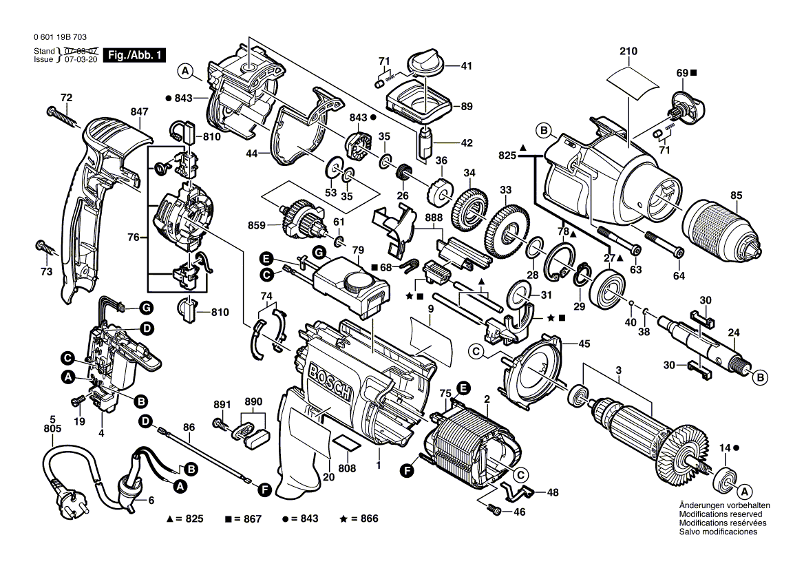 Ny äkta Bosch 2608040235 Support Clamp