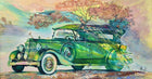 The car and the tree, painting by Master Victor