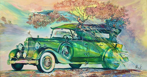 The car and the tree