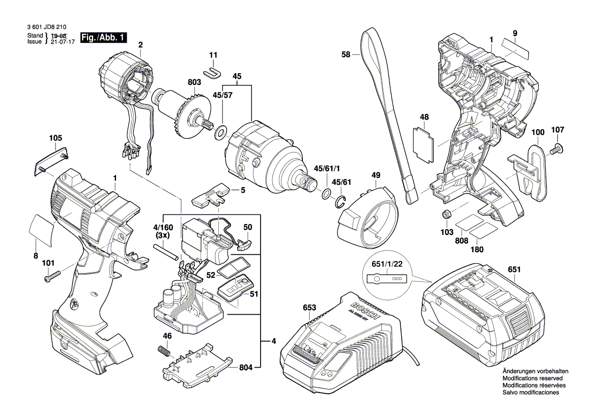 New Genuine Bosch 160111C39V Label