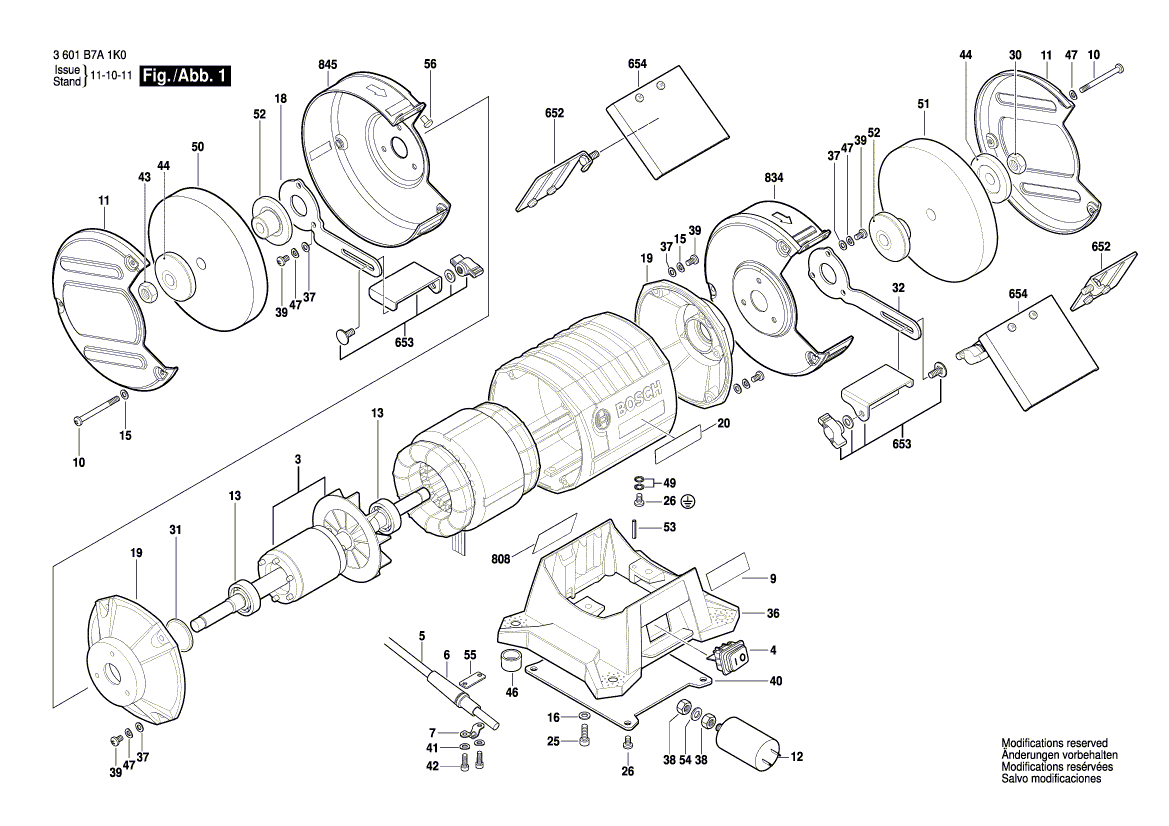 Nouvelle plaque de soutien Bosch véritable Bosch 1619pa2255