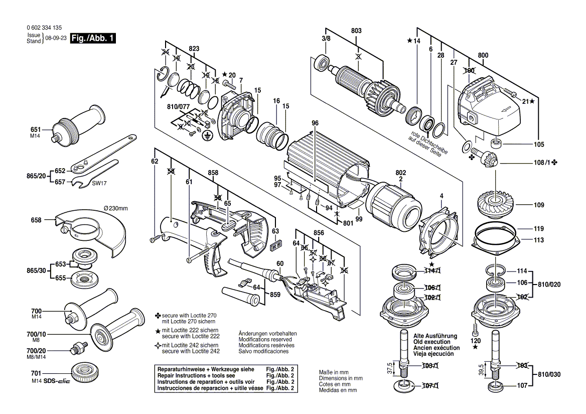 Nouveau véritable bosch 3607031343 Bride de roulement