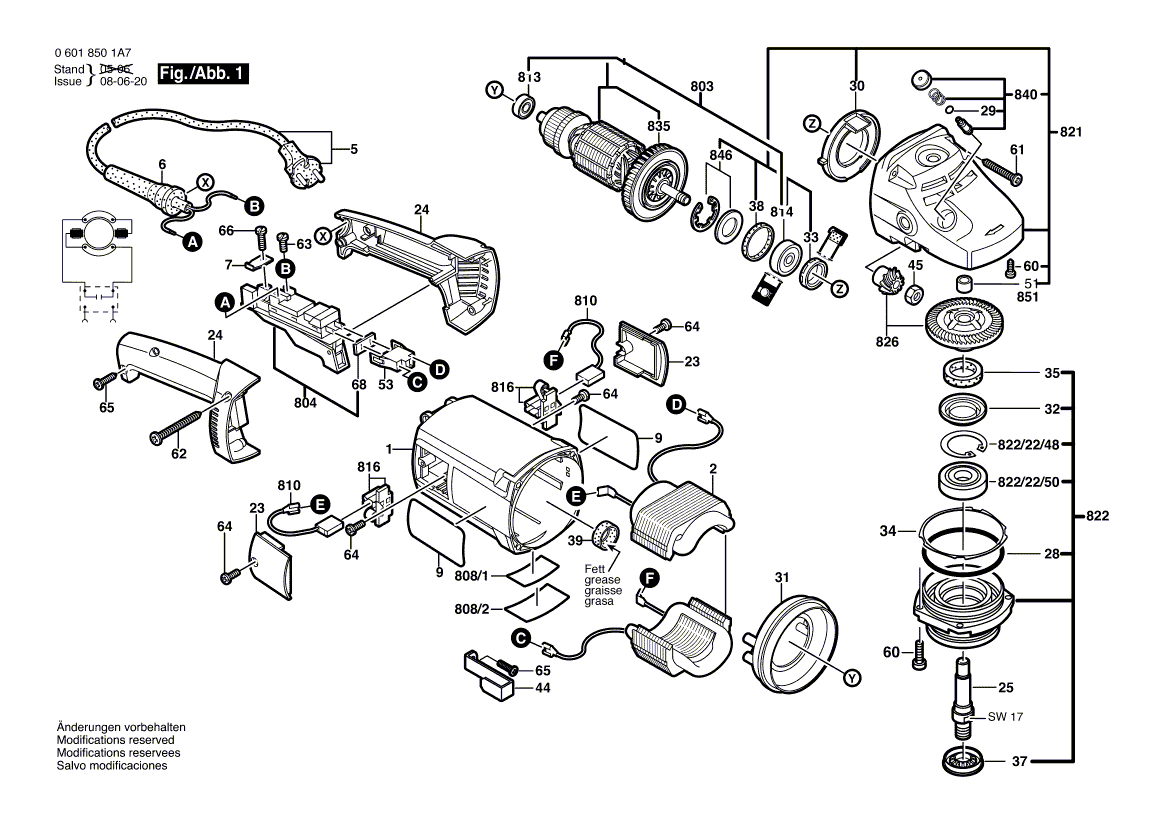 New Genuine Bosch 1619P02055 Manufacturer's nameplate