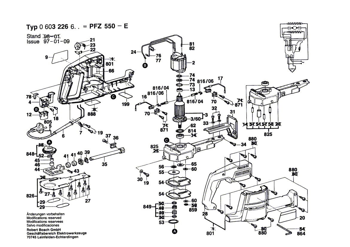 Neue echte Bosch 2602051001 Sperrenhebel