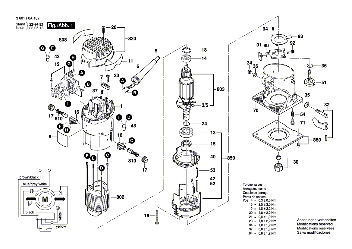 Nouvelle plaque de base Bosch 2609110307