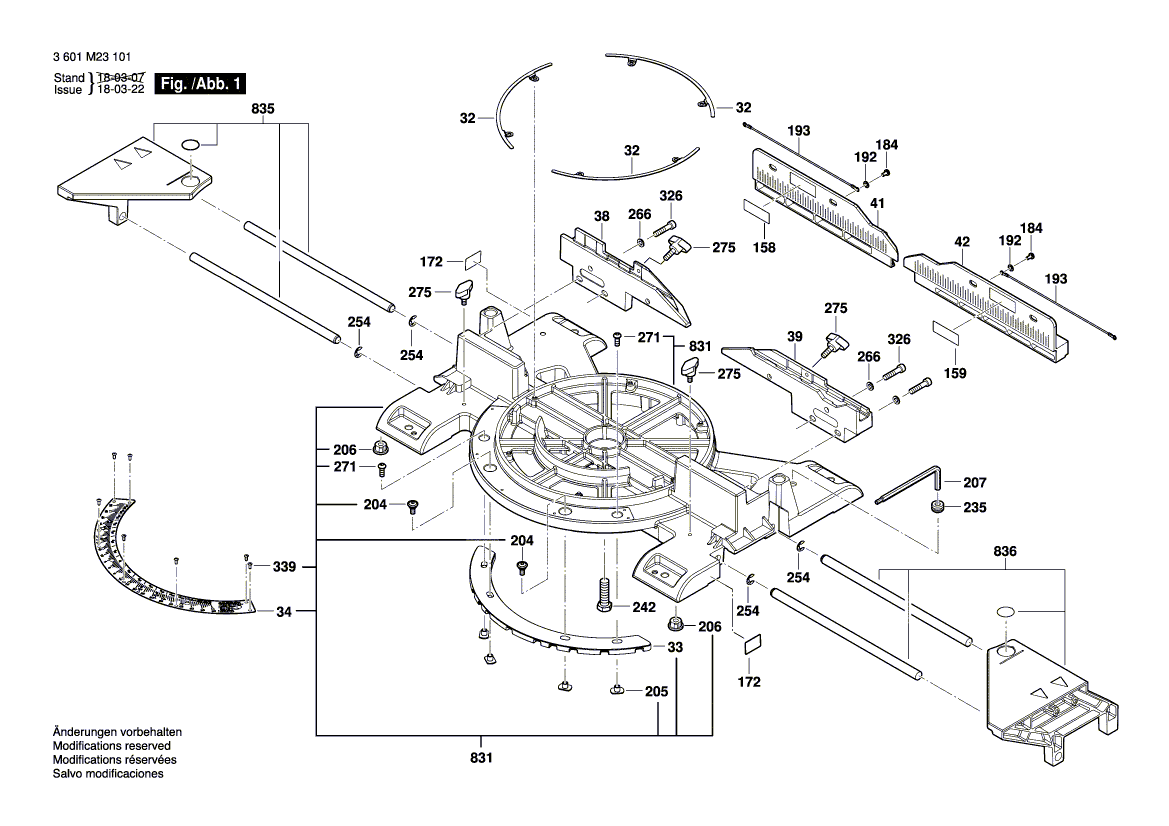 Uusi aito Bosch 1609B03733 Ohjausvipu