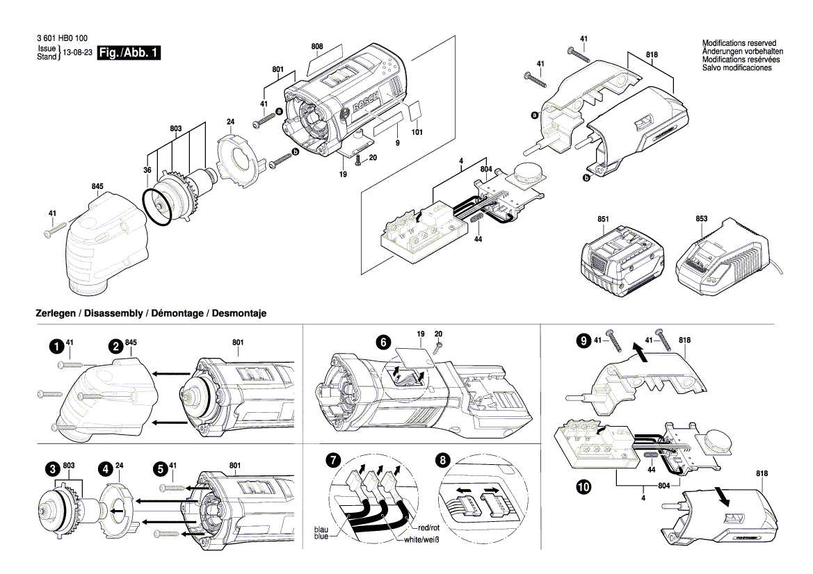 New Genuine Bosch 2609199710 Housing Assembly