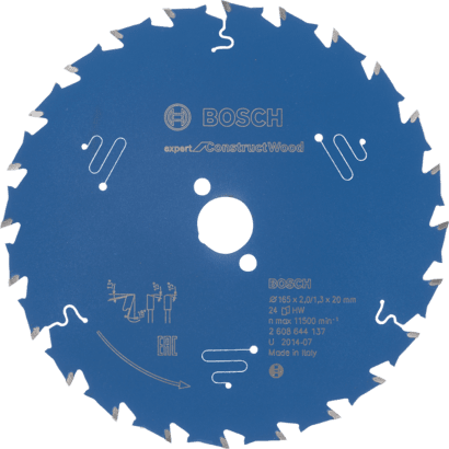 Nouveau véritable bosch 2608644137 Expert pour construire une lame de scie circulaire en bois